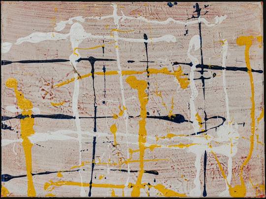 Visual Family I, mixed media work by Nana Bors