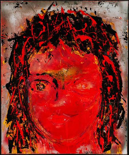 Mad Media, mixed media work by Nana Bors